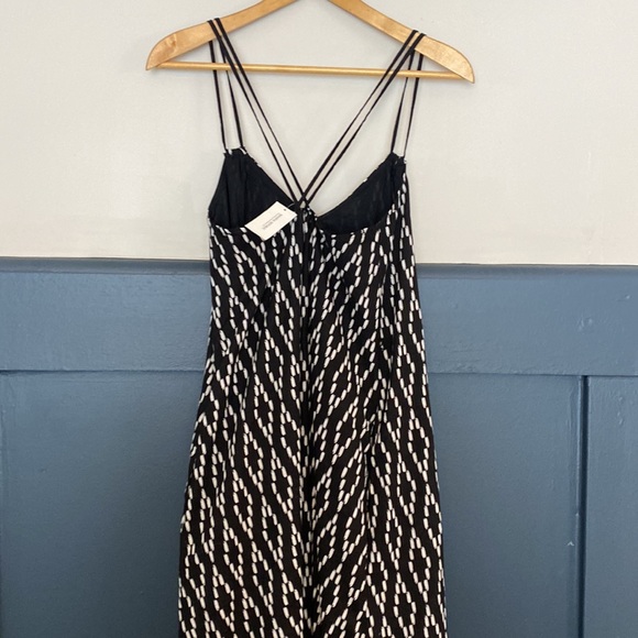 NWT Banana Republic Ikat Patio Dress in Black  6 - Picture 10 of 12